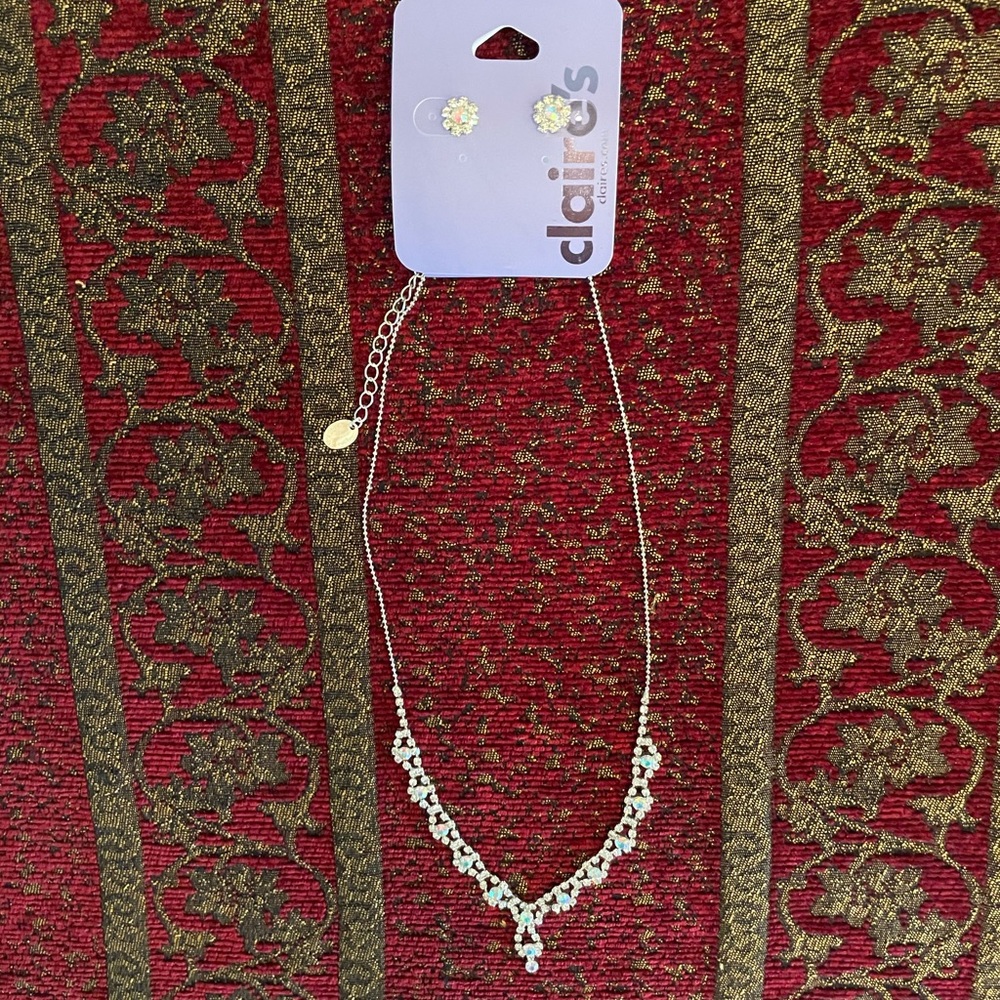 AB (iridescent) Stone Jewelry Set